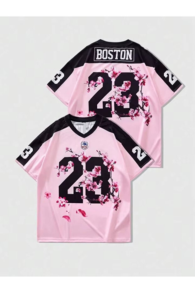 Boston 23 Flower Oversize Unisex T-Shirt Forma
