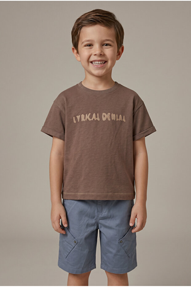 Toddler Boys T-ShirtShort sleeve +Cargo Bermuda, 3-4Y