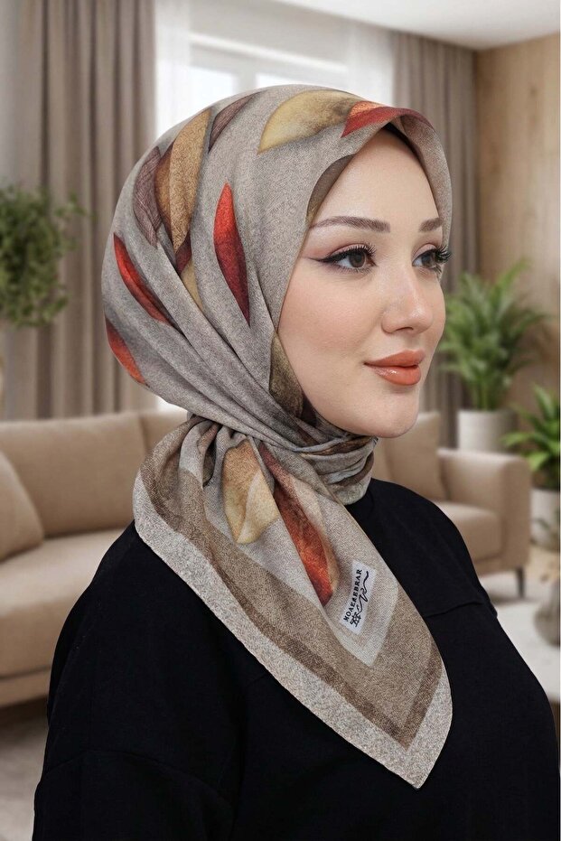 وشاح ناعم منقوش - 112