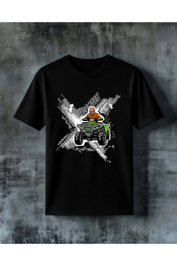 Atv Offroad Extreme Sport Printed Oversize T-Shirt