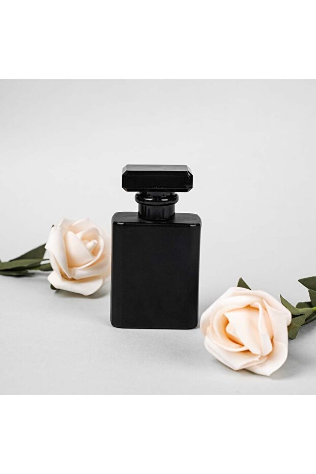 Glass 30ml black One glass refillable perfume bottle, 30ml/50ml fine mist atomizer, portable cosmeti