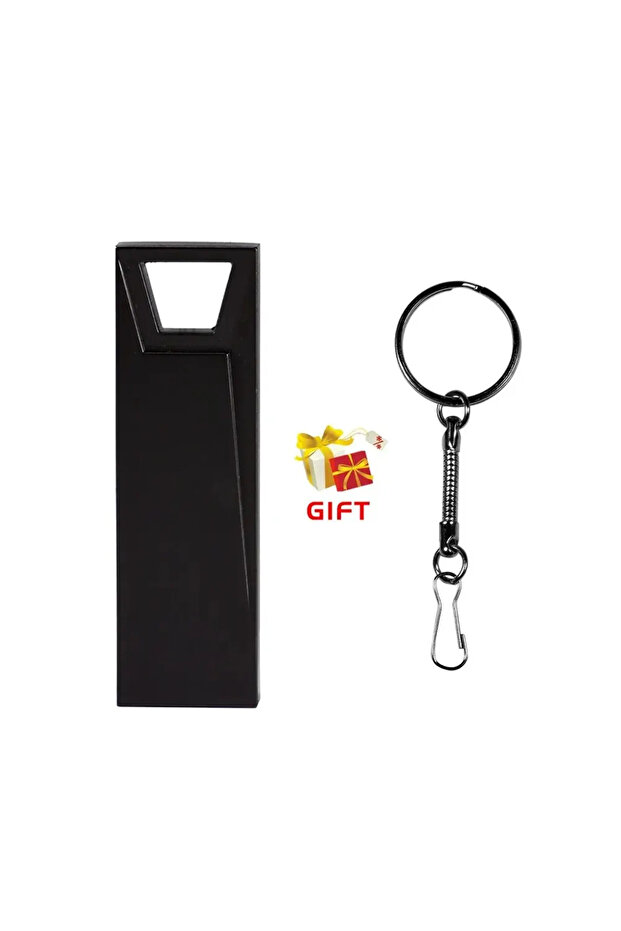 محرك أقراص فلاش USB صغير AIVIPLUS أسود بسعة 64 جيجابايت، محركات أقراص فلاش USB عالية السرعة بسعة 32 جيجابايت، ذاكرة تخزين محمولة سوداء.