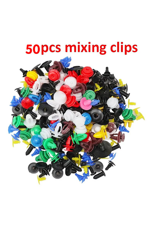 50pcs 50/100/200/300/400/500Pcs Car Clips Fastener Screws Bumper Interior Decoration Auto Plastic Ra