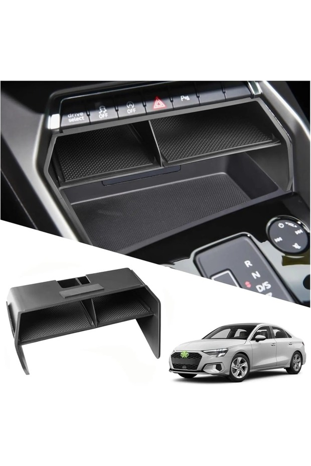LHD Central Console Storage Box For Audi A3 8Y Sportback Sedan Car Organizer Container Tray
