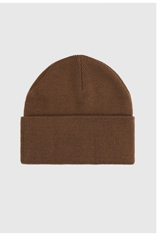 Winter Knitwear Beanie Unisex Folded Cotton Hat