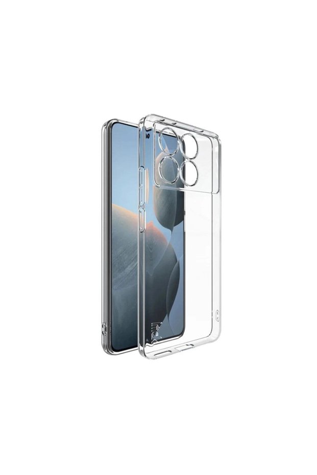حافظة هاتف Xiaomi Poco X6 Pro فاخرة من السيليكون الشفاف