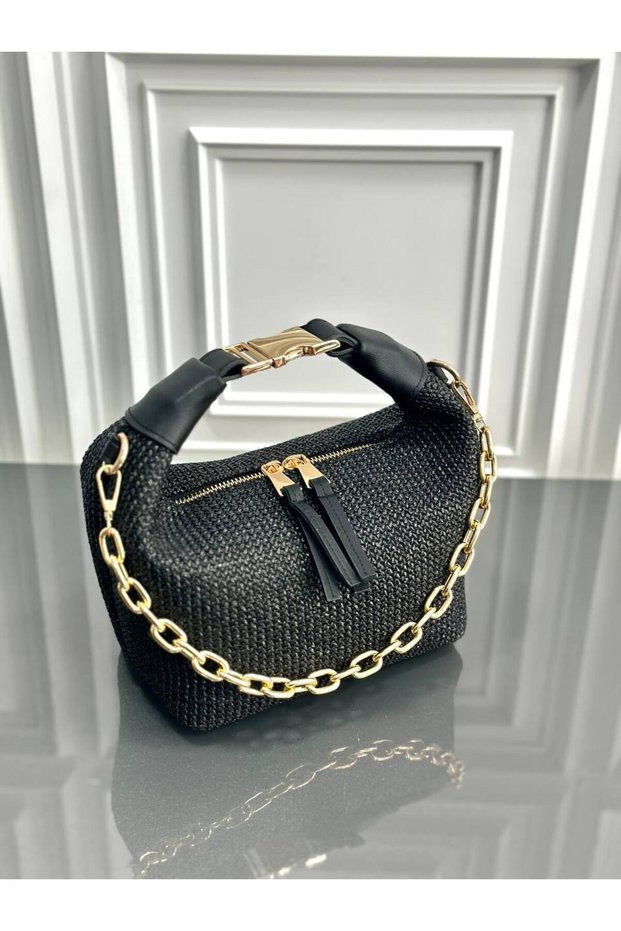 Jute Straw Women's Hand Shoulder Crossbody Bag