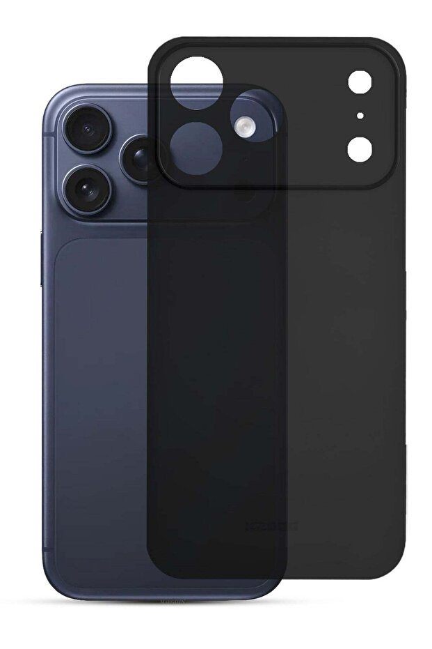 Air Skin Case Cover for Apple iPhone 17 Pro - Sturdy Back Cover - Durable Thin Case - Drop Protection Cover - Black