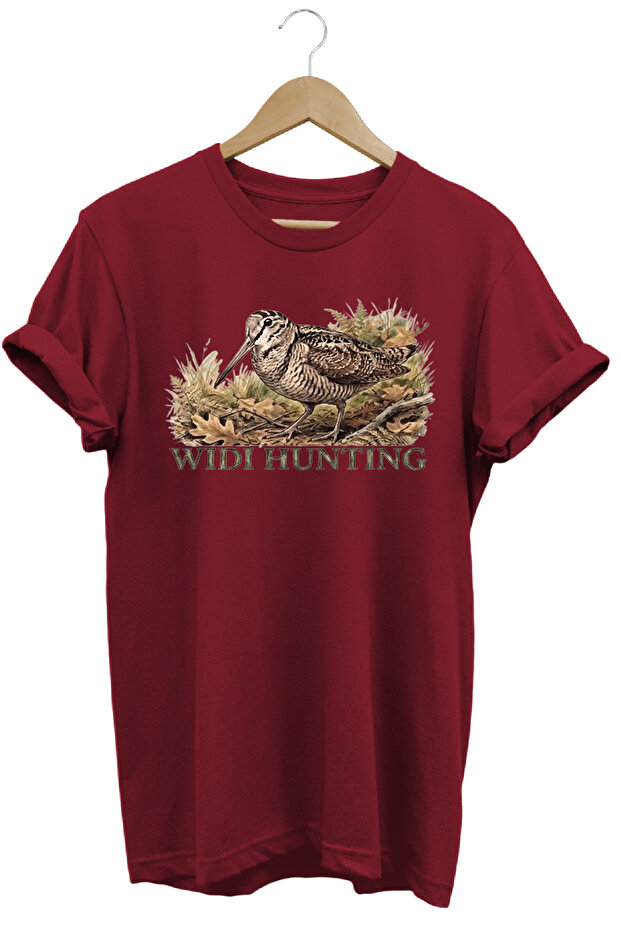 Chukrak Bird Printed Crew Neck Cotton Outdoor and Camping T-Shirt
