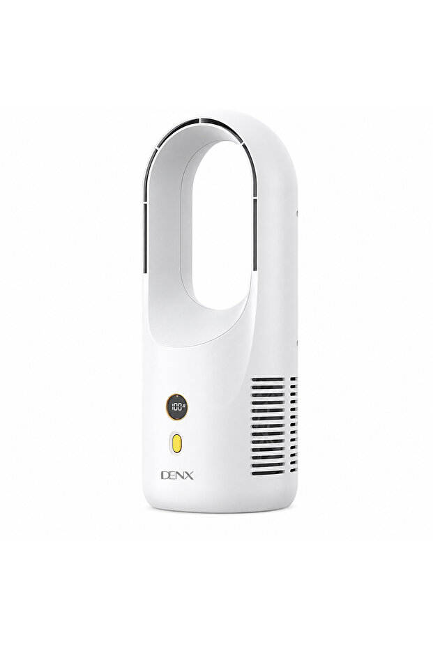 DX2541 Intelligent Bladeless Fan, Portable Rechargeable Desk Fan with 6-Speed Cooling 1800mAh