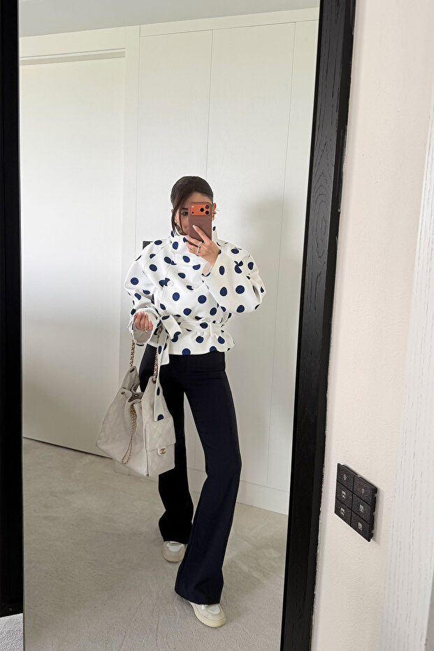 Stripe Stitched Leggings Trousers