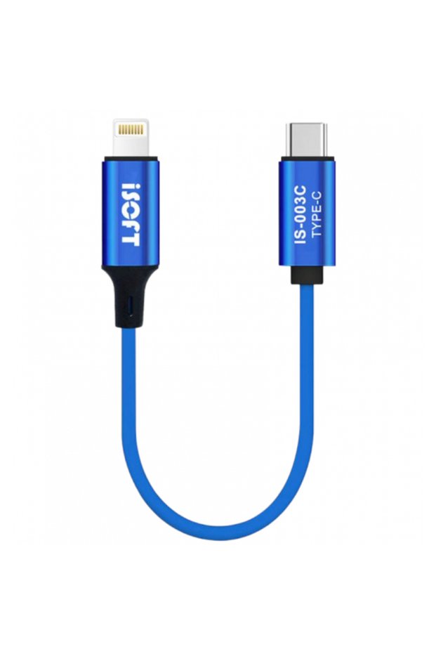 iSOFT IS-003C Data Transfer Cable, Lightning - USB-C Interface