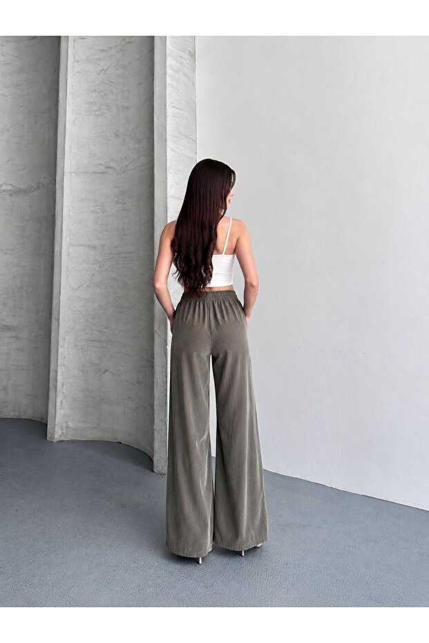 TENSEL ŠIROKE PANTALONE - 3