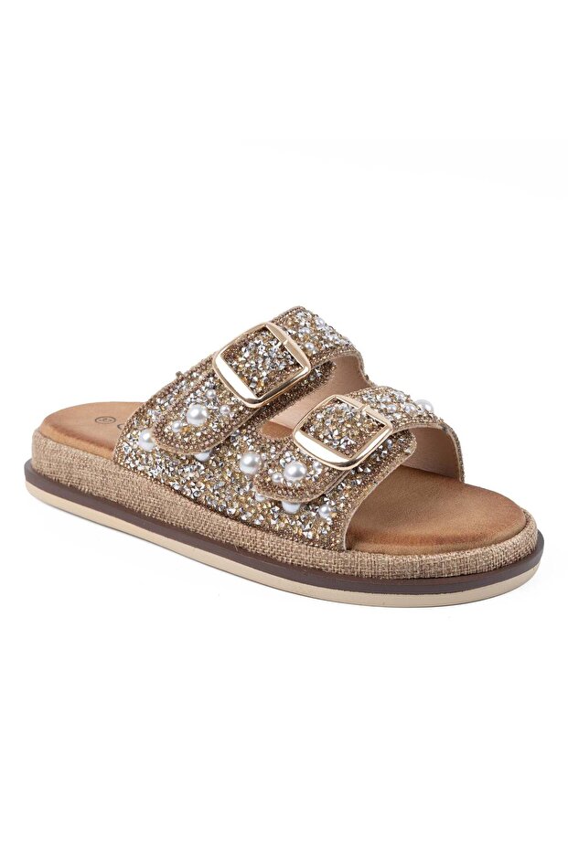 225 26Yt Women's Daily Slippers Beige