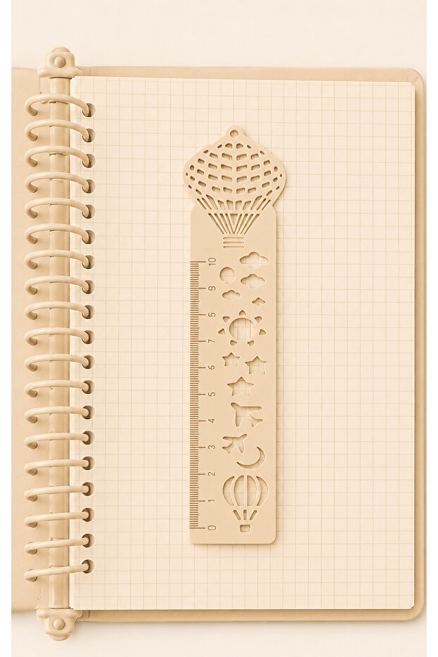 Ruler Bookmark with Template | Multi-Purpose Drawing and Planner Ruler
