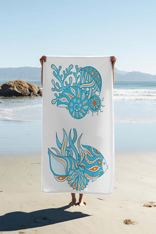 Digital Printing Beach Towel 80 X 160 cm Peshtamal Hvl0285