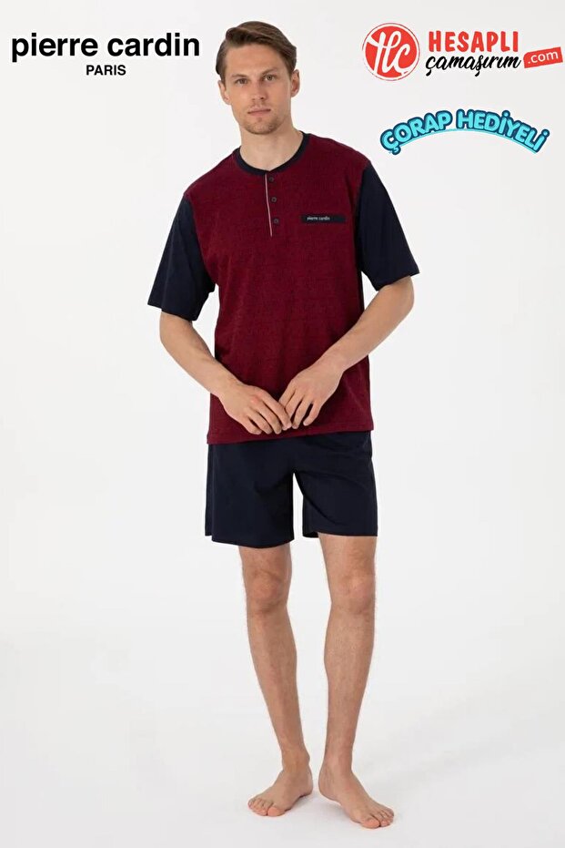 Premium Men's Jacquard Short-Sleeved Shorts Boxed Groom Dowry/Casual 3-Piece Pajama Set