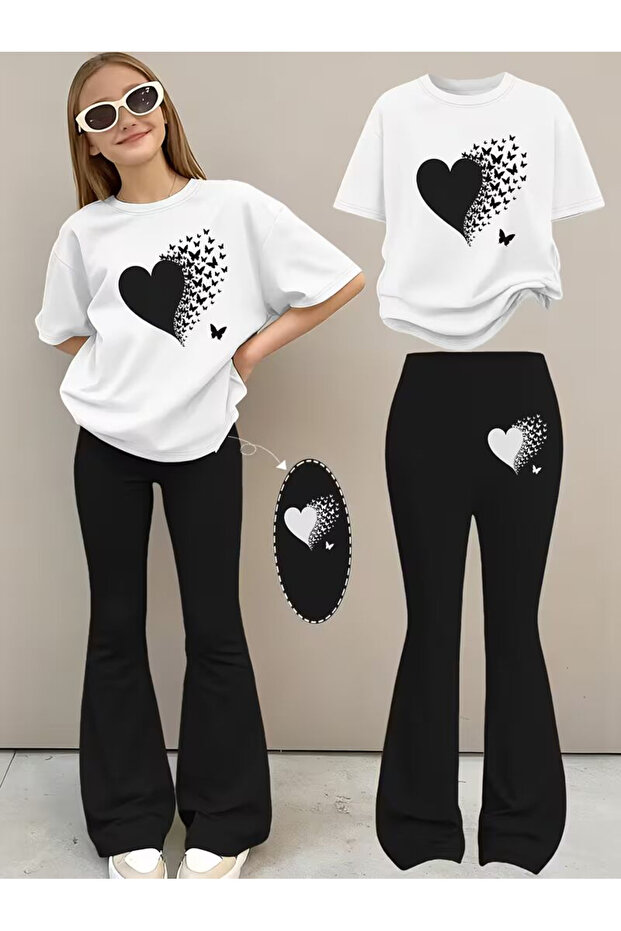 Girl's Spanish Style Leggings and T-Shirt Set