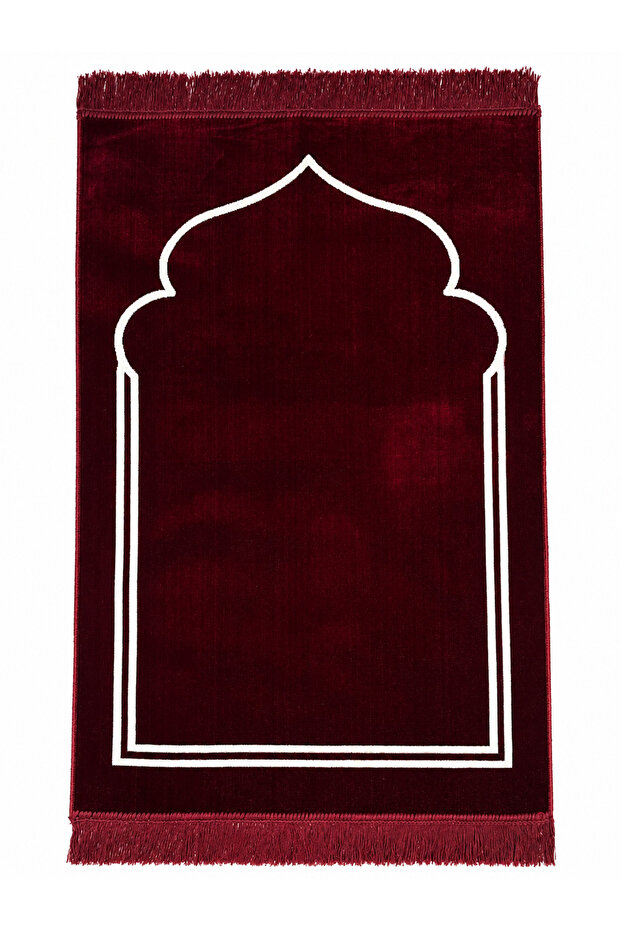 Four Seasons - Red Machine Woven Prayer Rug 70X110 cm