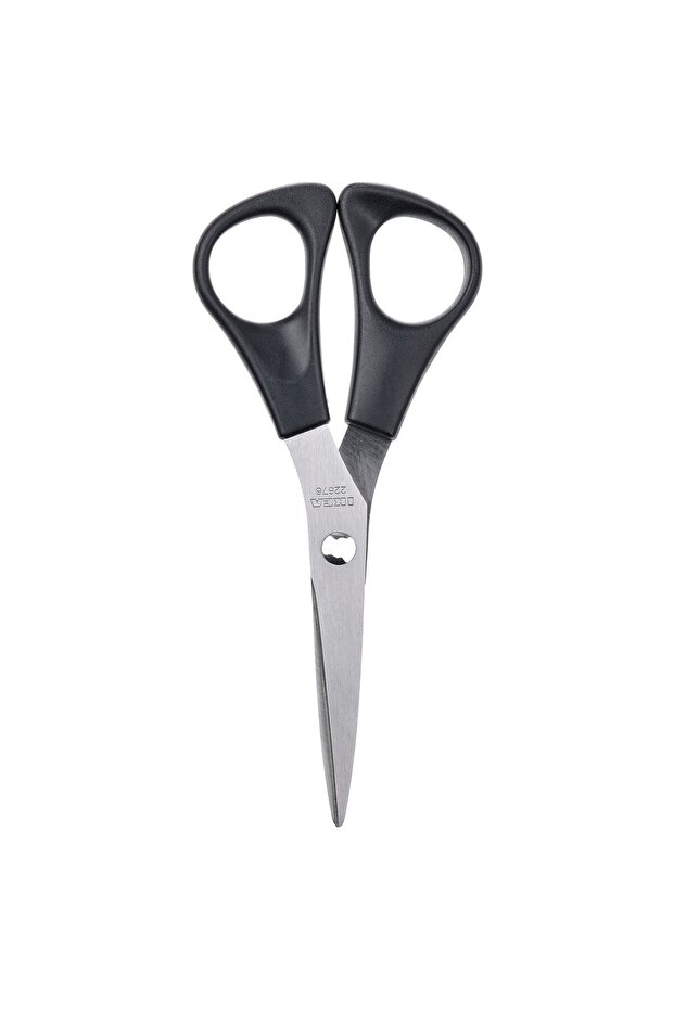 MÅNÖGA Scissors, stainless steel/black
