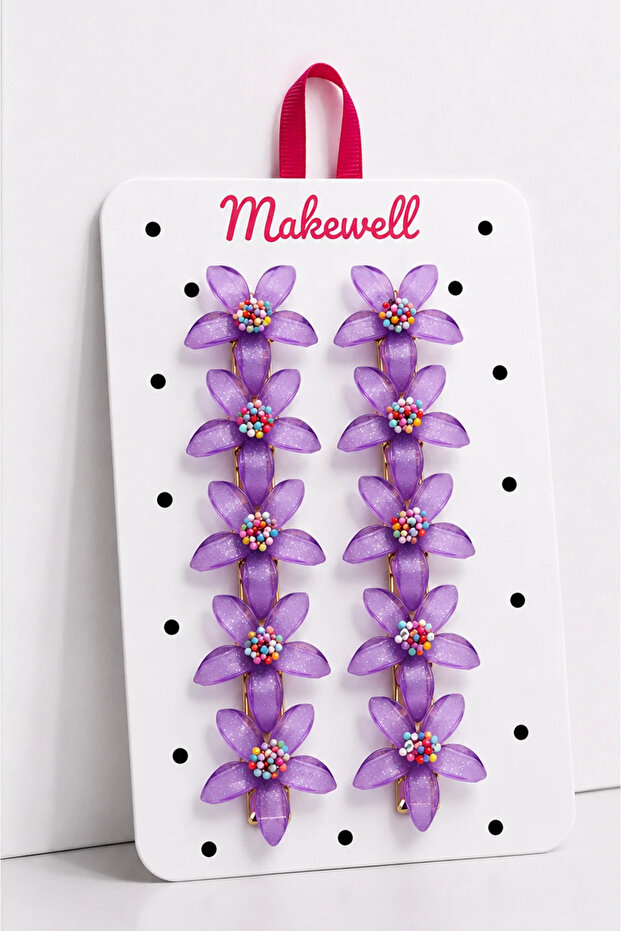 Flower 2-Piece Snap Buckle Set