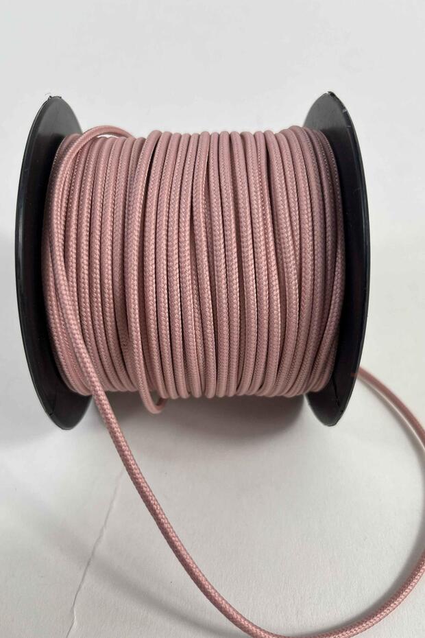 3 mm Premium Paracord Rope 10 Meters Powder - Macrame Bracelet Keychain and Phone Strap Rope