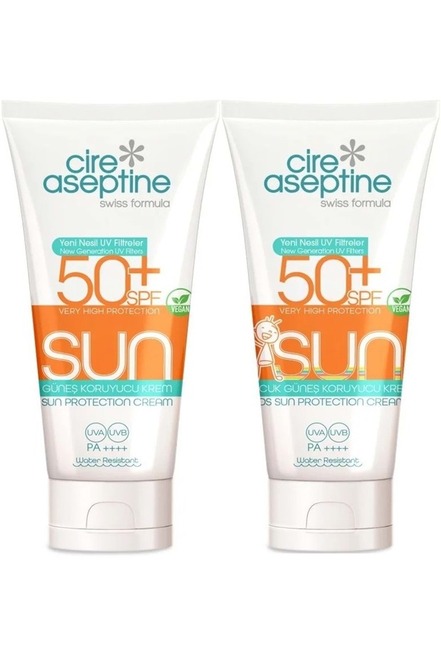 Sun Sunscreen 50+ Spf 150 ml + Children's Sunscreen 50+ Spf 150 ml Mixed (Set of 2)