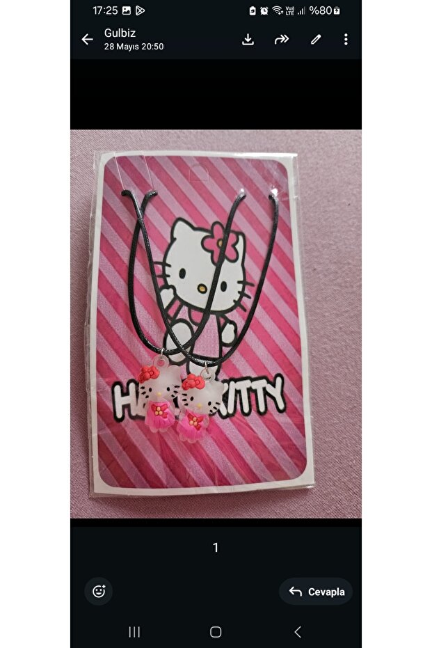 Hello Kitty Themed Double Necklace