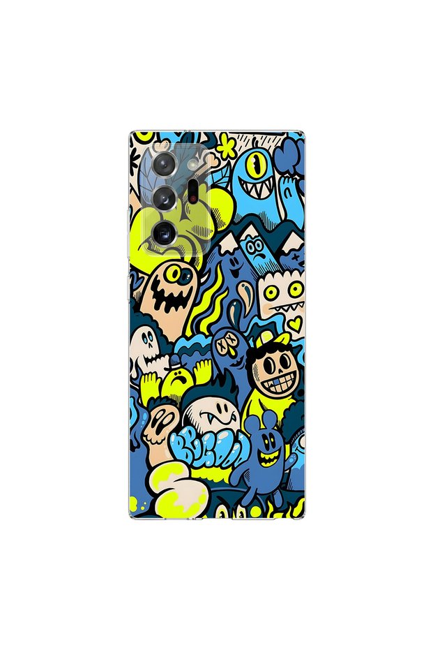 Samsung Galaxy Note 20 Ultra Compatible Graffiti 11 Design Transparent Case