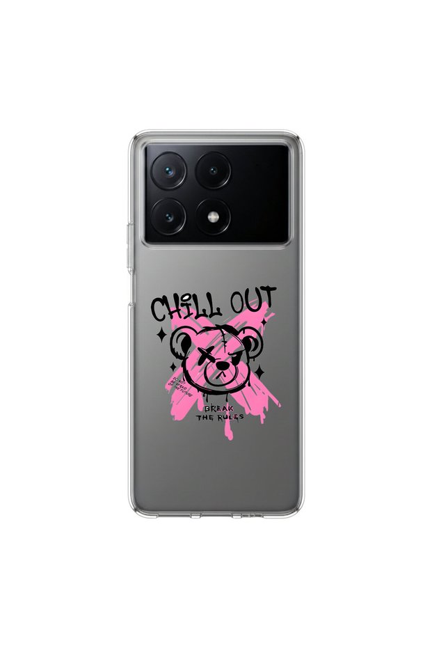 Poco X6 Pro Compatible Graffiti 6 Design Transparent Case