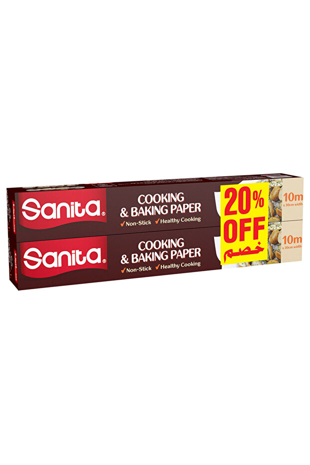 Cooking Baking Paper 2 Rolls x 30cm @ 20% Off