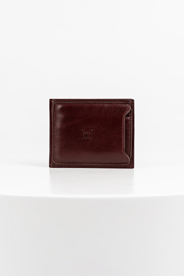 Porte Genuine Leather Men's Wallet with Extra Card Holder Brown