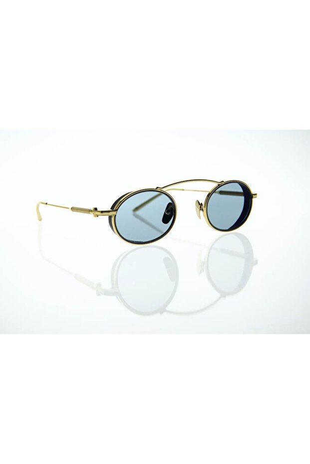 Isis Cage 47-15-145 Gun/Mblk Light Blue Sunglasses