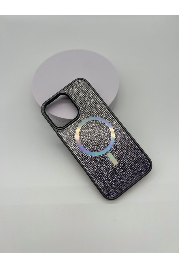 iPhone 17 Pro Max Daimond Luxury Magsafe Crystal Stone Design Ultra Protection " Glass Gift! "