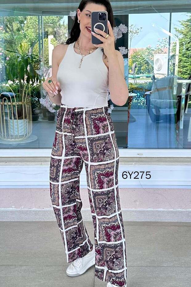 Casual Viscose Trousers 6Y275