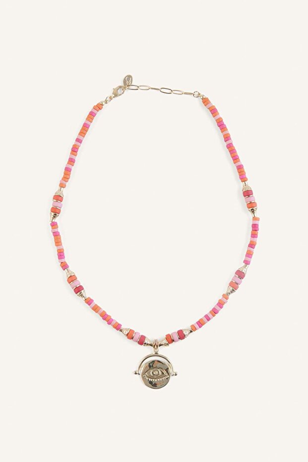 Berrin Özkan X Defacto Eye Motif Necklace H3978Axns