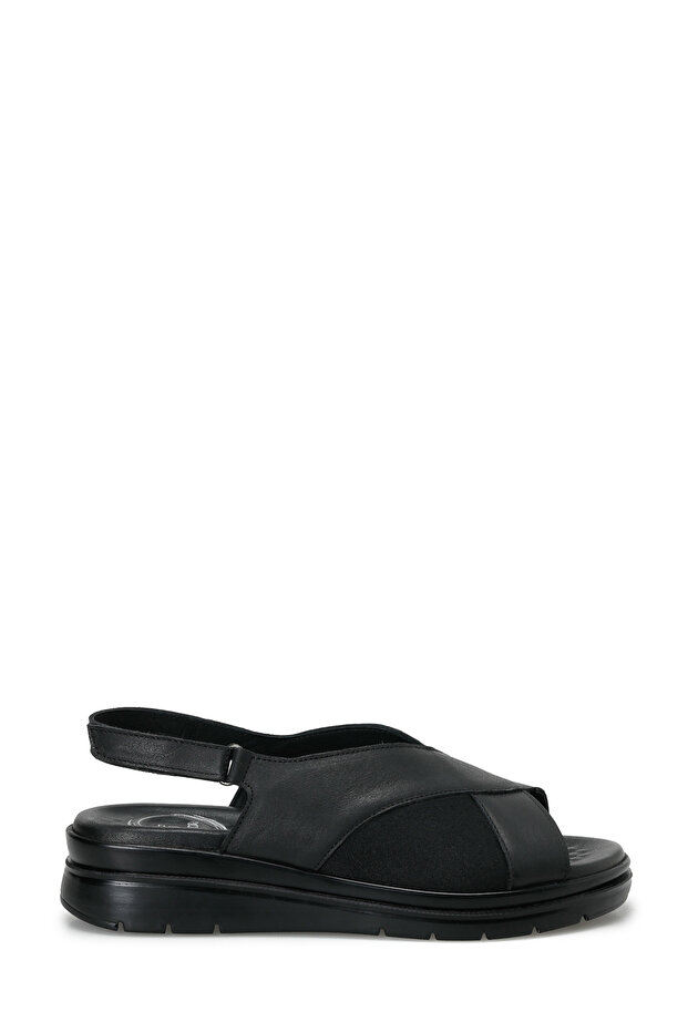 105915.Z Black Women's Flat Sandals