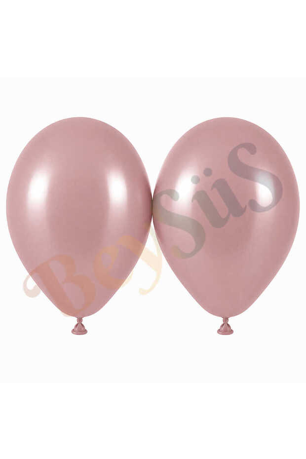 Powder Pink Color Latex Retro Balloon (50 cm) - 2 Pieces