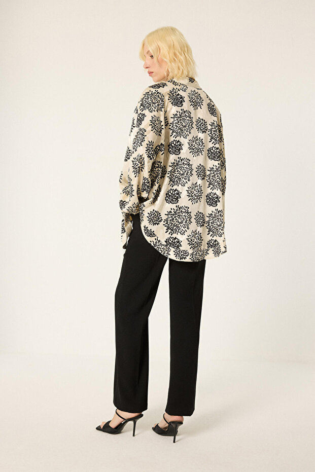 Patterned satin kimonos - 4