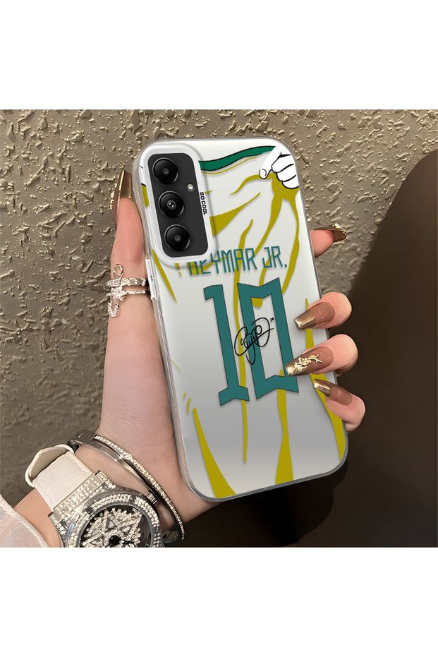 Samsung Galaxy A05S Compatible Silicone Edge Hard Back Case Couple Phone Case Neymar Patterned