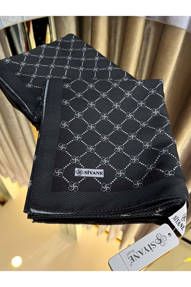 Si̇yane Monogram Pattern Shawl - 2