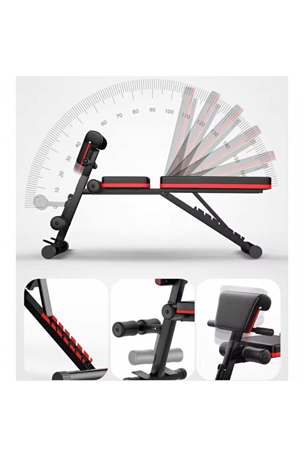 Adjustable exercise bench B230, foldable - 2