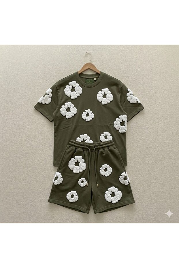 Urban Contrast Patterned Comfortable Unisex Set – Men's & Women's Casual Stylish Combination