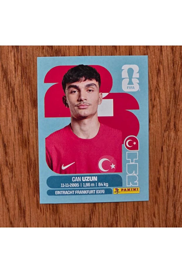 ملصق مرخص طويل الأمد FWC 2026 Can Uzun TUR 17