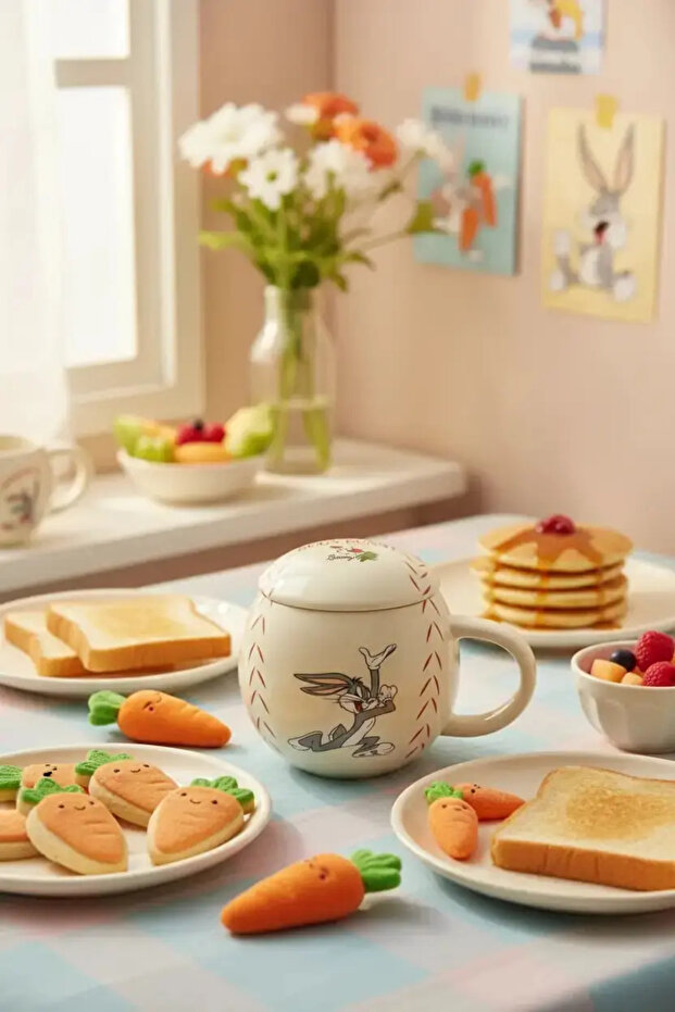 Bugs Bunny Licensed Ceramic Mug 340 ml – Retro Design Collectible
