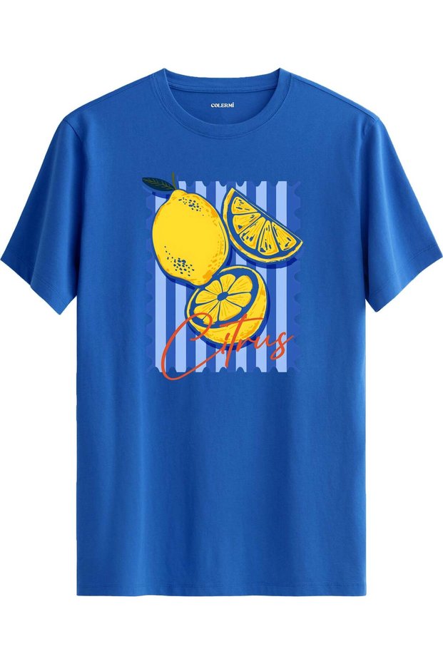 Citrus Lemon Printed T-Shirt