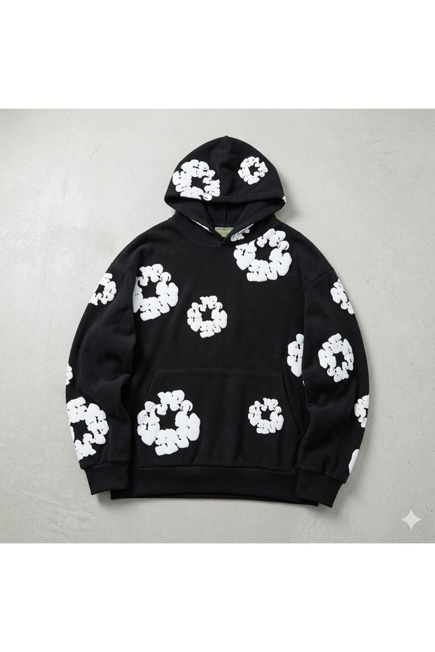 Unisex Oversize Hoodie - Patterned New Season Design Sweatshirt