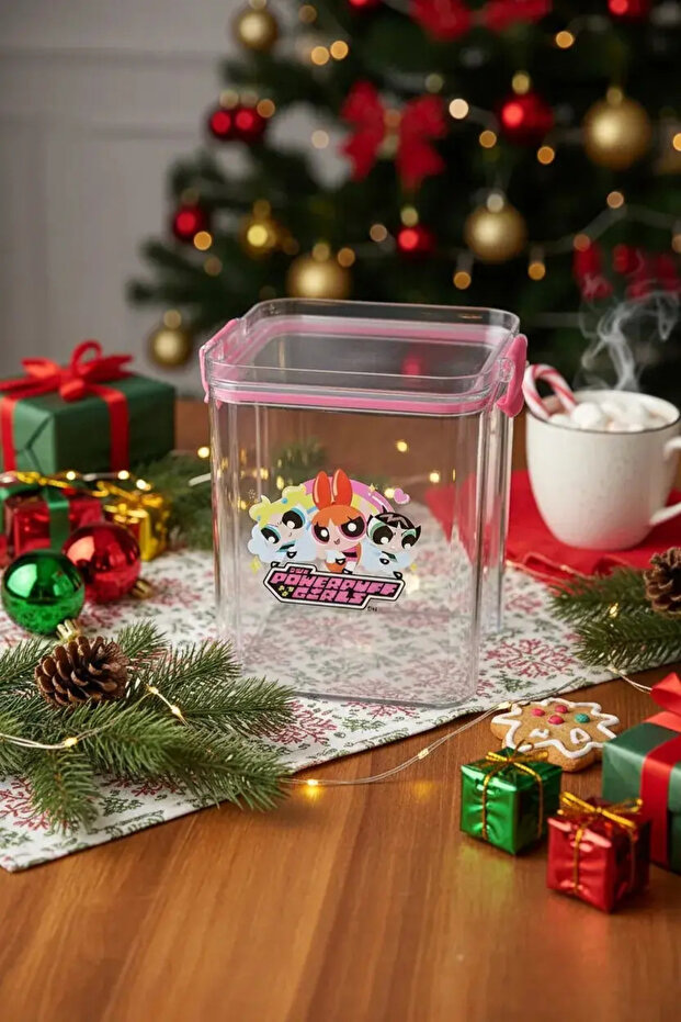 Powerpuff Girls Licensed Food Container 950 ml – Leak-Proof Large Capacity Storage Container