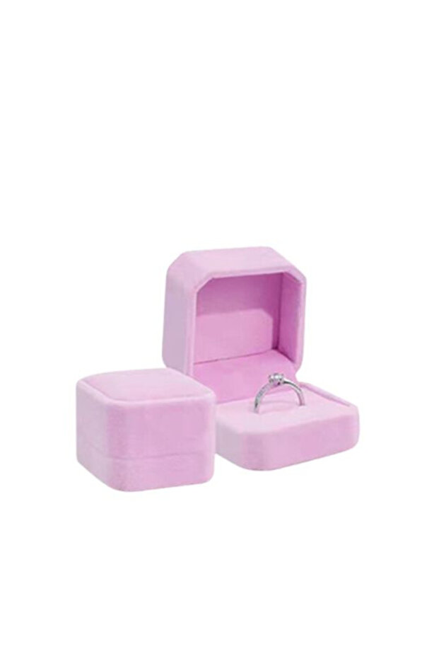 Velvet Ring Box - 12 Pieces