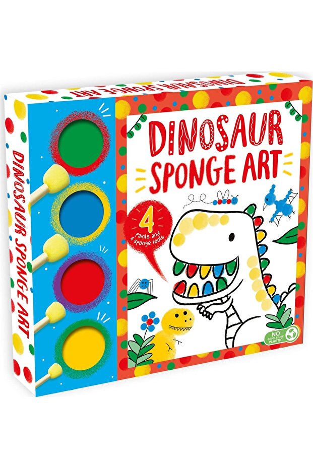 Dinosaur Sponge Art